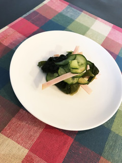胡瓜とわかめの酢の物-レシピのメイン写真