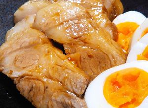 夏バテ予防☆豚肩ロースのスタミナ煮豚-レシピのメイン写真