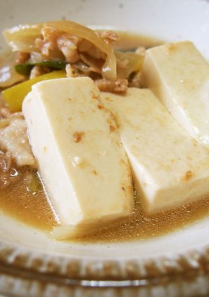 豆腐と豚こまのすき焼き風煮♪-レシピのメイン写真