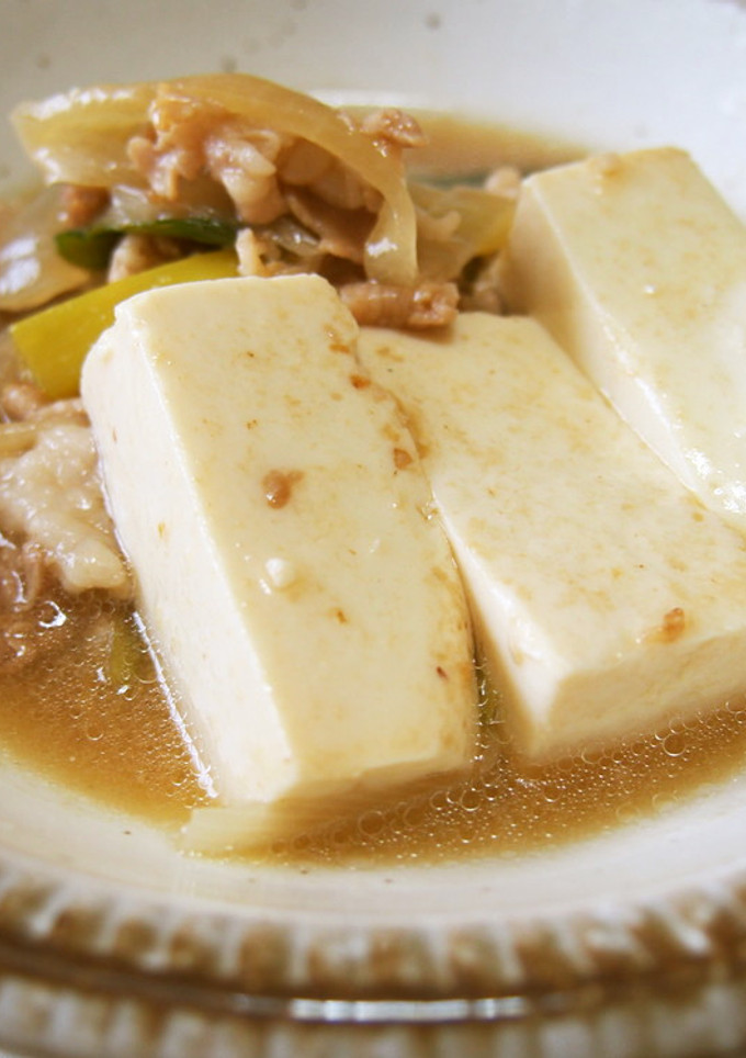 豆腐と豚こまのすき焼き風煮♪-レシピのメイン写真