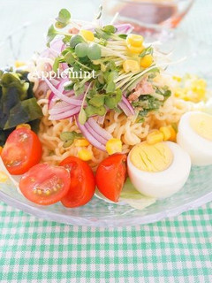 辛ラーメンでごちそうラーメンサラダ♪-レシピのメイン写真