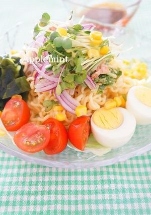 辛ラーメンでごちそうラーメンサラダ♪-レシピのメイン写真