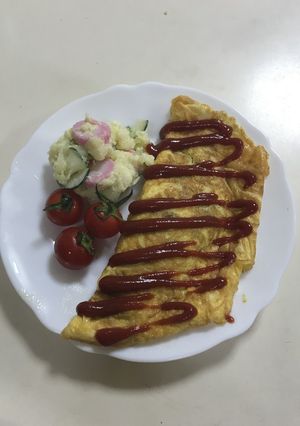 野菜たっぷりオムレツ-レシピのメイン写真
