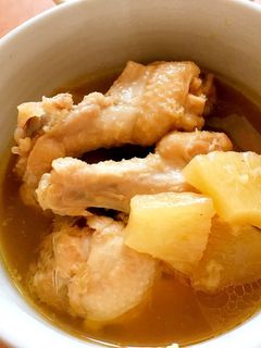 私の鶏手羽とパイナップルの煮込み-レシピのメイン写真