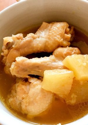 私の鶏手羽とパイナップルの煮込み-レシピのメイン写真