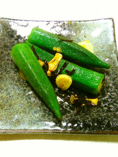 常備菜やおつまみにも☆オクラの塩昆布炒め-レシピのメイン写真