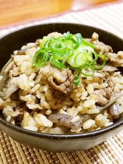 低糖質!牛とごぼうの炊き込みご飯-レシピのメイン写真