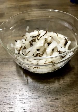 ５分で完成！大根のお漬物-レシピのメイン写真