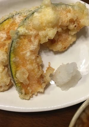 かぼちゃの天ぷら-レシピのメイン写真
