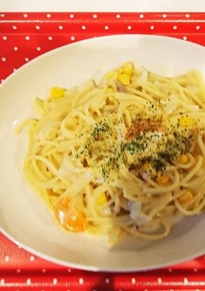 我が家のシチューリメイク～クリームスパ～-レシピのメイン写真