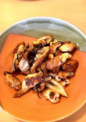 ちくわとチーズと塩昆布炒め-レシピのメイン写真