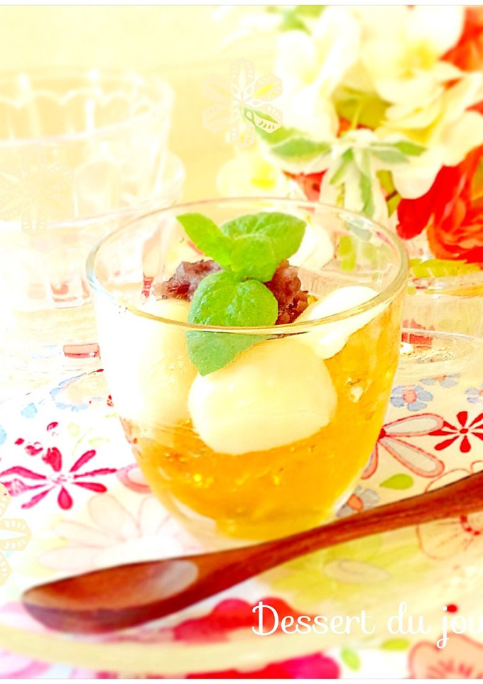 ほうじ茶ゼリーのパフェ-レシピのメイン写真