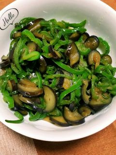 ナスとピーマンの油炒め-レシピのメイン写真