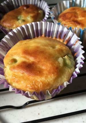 簡単☆お豆とチーズのおかずマフィン♪-レシピのメイン写真