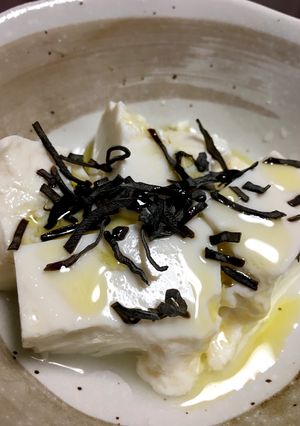 おつまみ冷奴 塩昆布 オリーブオイル-レシピのメイン写真