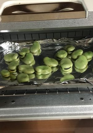 焼きそら豆 バルミューダトースター-レシピのメイン写真