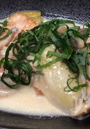 《 鶏肉と長ネギのクリーム煮 》-レシピのメイン写真