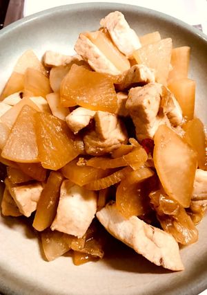 簡単！大根とメカジキの煮物♡-レシピのメイン写真