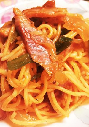 昔懐かしいスパゲティナポリタン-レシピのメイン写真