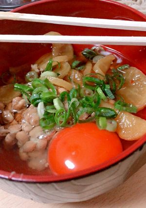 簡単で美味しいツボ漬け納豆そば☆-レシピのメイン写真