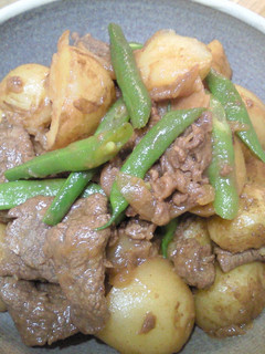 皮付き新じゃがの肉じゃが-レシピのメイン写真