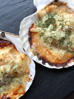 殻付きホタテのクリーム味噌チーズ焼き-レシピのメイン写真