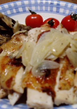 鶏のグリル焼き~白ワインの簡単ソース~-レシピのメイン写真