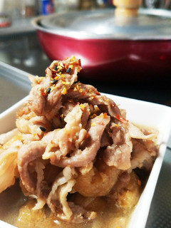 すぐに出来る!簡単!豚肉と薄あげの甘煮-レシピのメイン写真