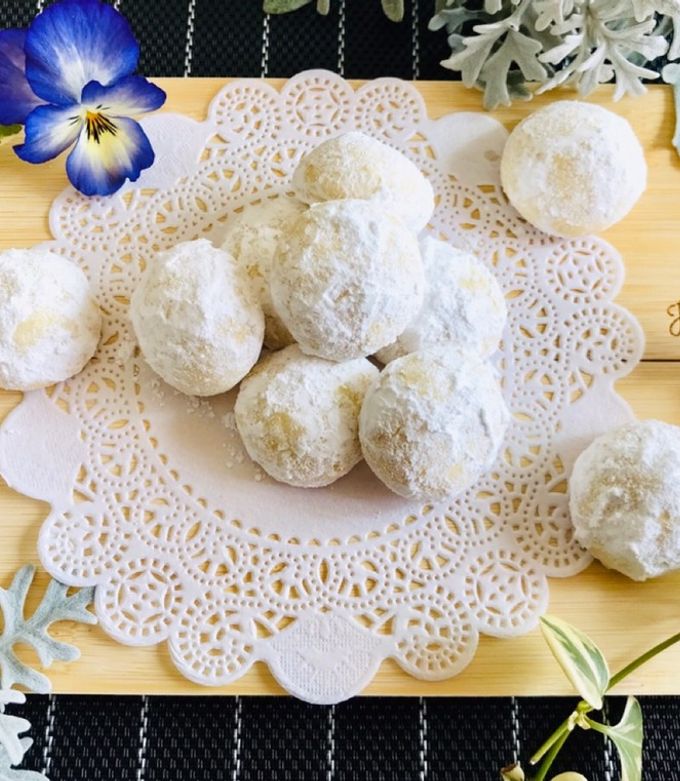 やみつき簡単スノーボールクッキー by ○○○体裁よく