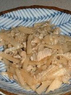 筍と豚肉の中華炒め-レシピのメイン写真