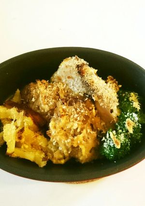 ぶりのあら、味噌漬けパン粉焼き-レシピのメイン写真
