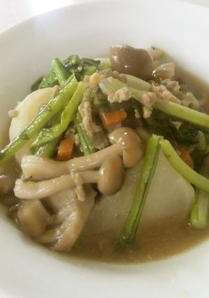 あんかけ肉みそ☆かぶ煮-レシピのメイン写真