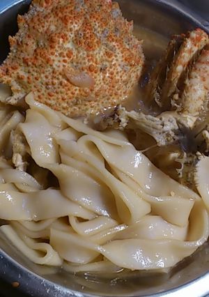 ◆クリガニのきしめん◆-レシピのメイン写真