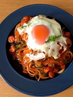昔ながらのナポリタン 目玉焼き乗せ-レシピのメイン写真