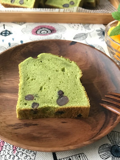 抹茶と小豆のクリームパウンドケーキ-レシピのメイン写真