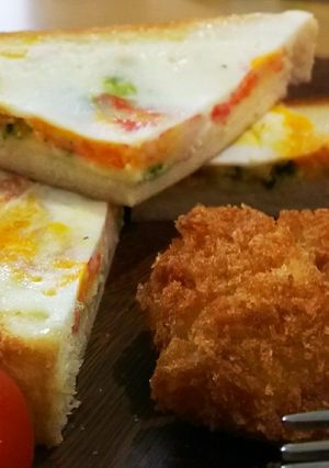 カニカマフレンチトースト-レシピのメイン写真