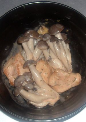鶏肉＆しめじのケチャソースマヨ和え-レシピのメイン写真