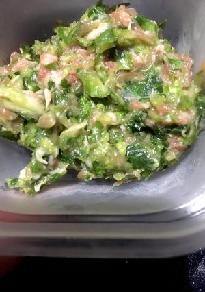 標準的な餃子の中具-レシピのメイン写真