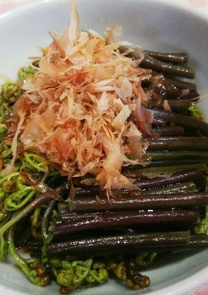 わらび料理-レシピのメイン写真