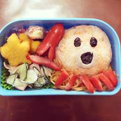 息子の遠足タコさんお弁当♡♡-レシピのメイン写真