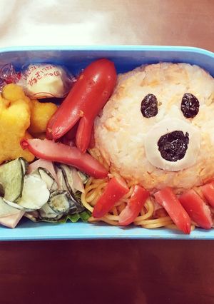 息子の遠足タコさんお弁当♡♡-レシピのメイン写真