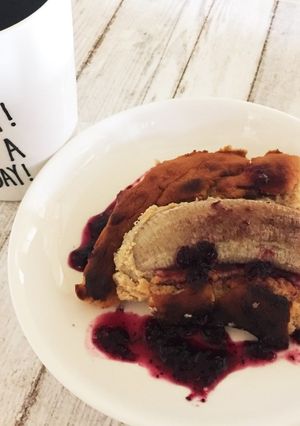 グリルで簡単！バナナホットケーキ^ ^-レシピのメイン写真