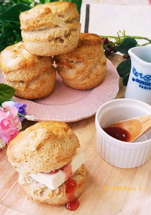 作業時間10分♥さくっふわ全粒粉スコーン-レシピのメイン写真