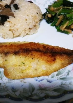 親子で食べる☆ふわふわ鯵のカレーソテー-レシピのメイン写真