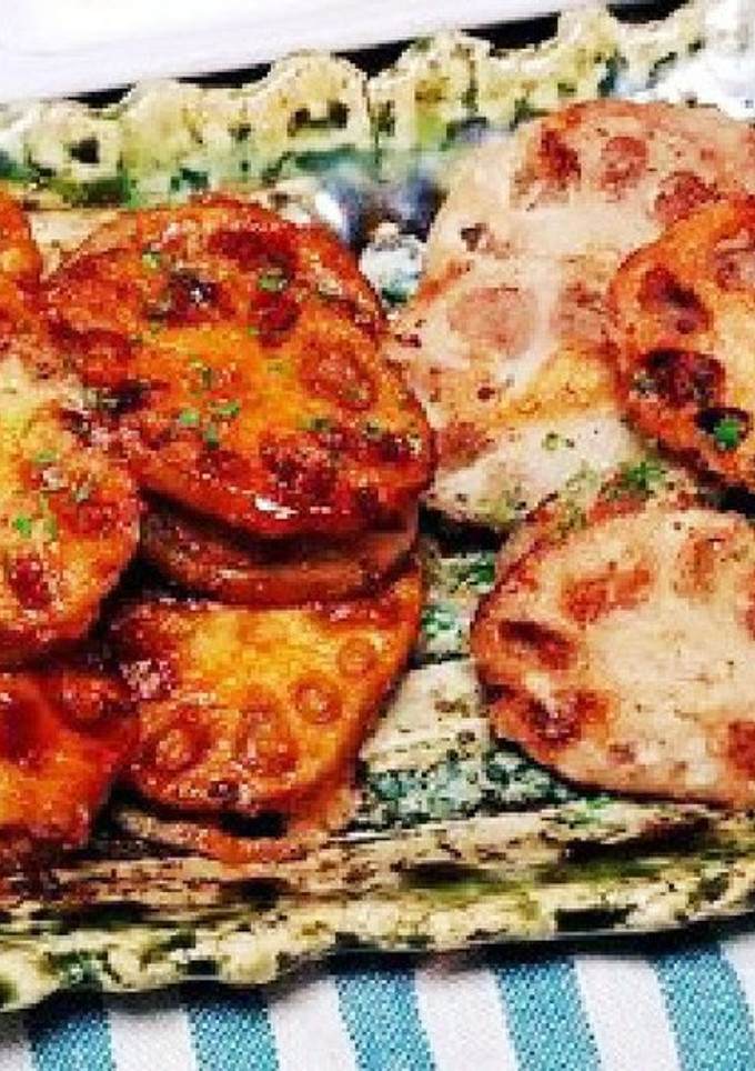 蓮根はさみ焼き-レシピのメイン写真