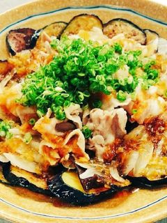 揚げ茄子と豚バラ ポン酢がけ-レシピのメイン写真