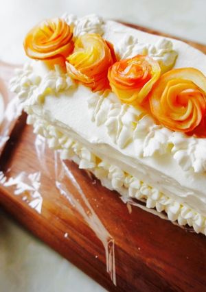 【本格】りんごと紅茶のスポンジケーキ-レシピのメイン写真