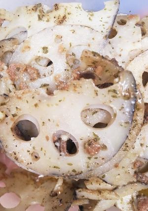 レンコンのアンチョビ炒め-レシピのメイン写真