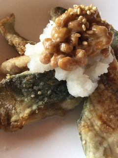 鯖の立田揚げ風のおろし納豆-レシピのメイン写真
