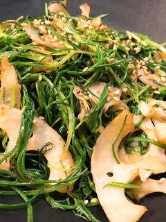 おかひじきとレンコンの炒め物-レシピのメイン写真
